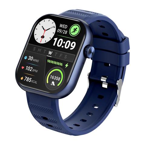 Itel O20 Smartwatch with Bluetooth Calling – 2.04″ HD Display, AI Watch Faces, SpO₂ & Heart Rate Monitor, IP68 Waterproof
