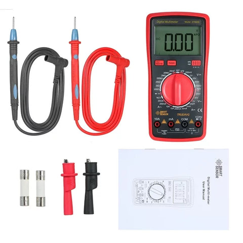 SMART SENSOR Digital Multimeter ST890D Portable Universal Meter 750 AC/ 1000 DC Tester