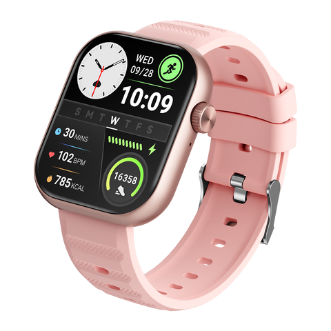 Itel O20 Smartwatch with Bluetooth Calling – 2.04″ HD Display, AI Watch Faces, SpO₂ & Heart Rate Monitor, IP68 Waterproof