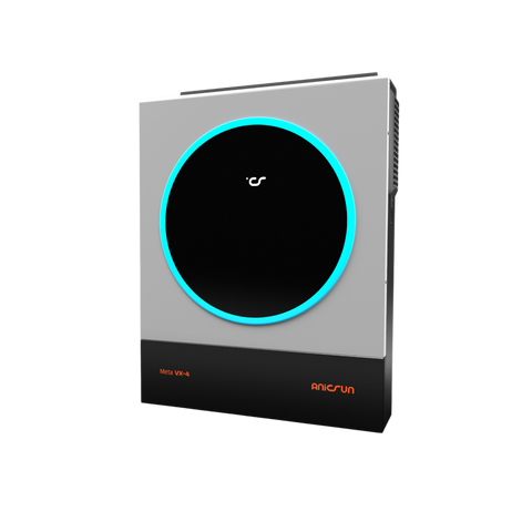 Anicsun Meta VX 4kW Off-Grid Single Phase Inverter – WiFi Enabled Solar Inverter with 450V PV Input & 4.3" LCD