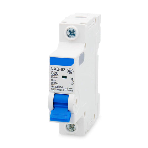 CHINT NXB-63 1P 230V Miniature Circuit Breaker (MCB) – Overload & Short Circuit Protection (10A, 16A, 20A)