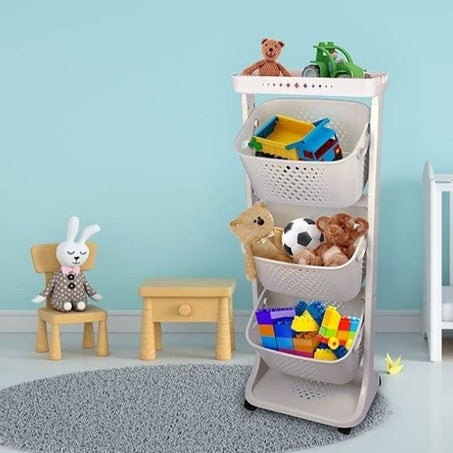 TP-749 Organiser Trolley For Vegetables & Toys etc - Made in Turkey