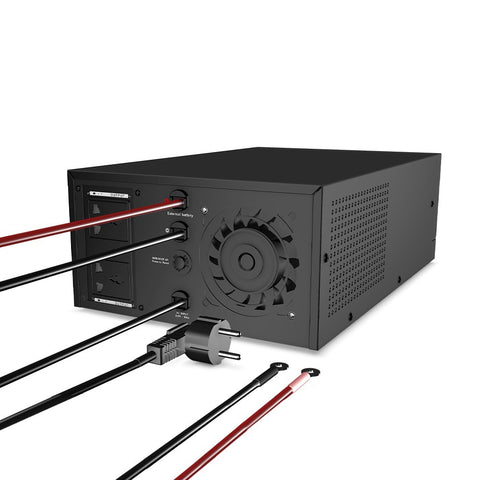 Simtek Pure Sine Wave UPS/Inverter 8 Fans & 8 Lights 2000VA – 1200Watts 24v DC – 1 Year Warranty