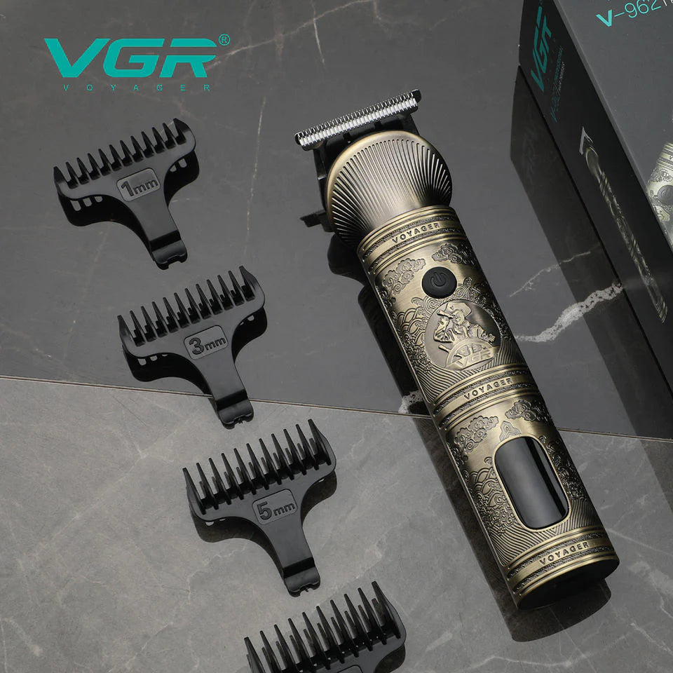 VGR V-962 Professional Cordless Hair Clipper Rechargeable LED Display For Men