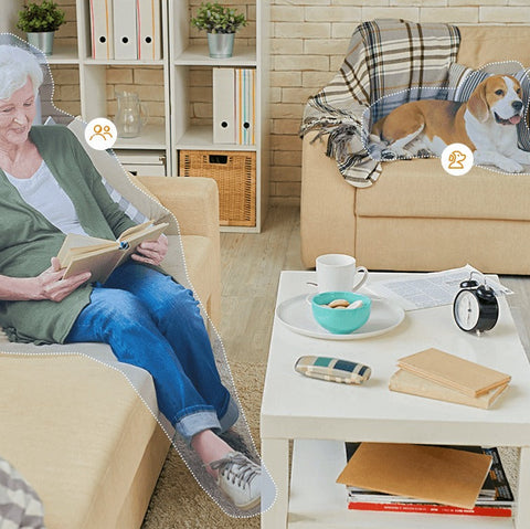 IMOU IPC-S2VBP-5M0WR Rex VT Pro 5MP 3K WiFi Smart PTZ Security Camera | AI Human & Pet Detection, 360° View, Built-in Battery