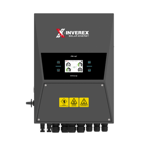 Inverex Nitrox 6.6kW Hybrid Solar Inverter – 48V | Single Phase | 13,200W PV Input | IP65 Rated