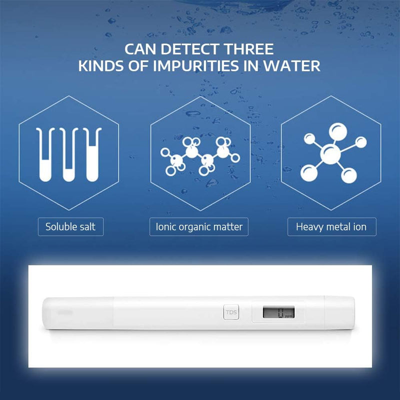 Xiomi  Water Quality Test Pen, TDS Tester Water Quality Meter Tester Pen Water Measurement Tool