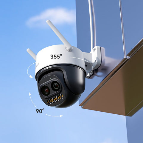 IMOU IPC-S7DP-5M0WEZ Cruiser 3K 5MP PTZ Security Camera – 12X Optical Zoom, 56m Night Vision, AI Human & Vehicle Detection