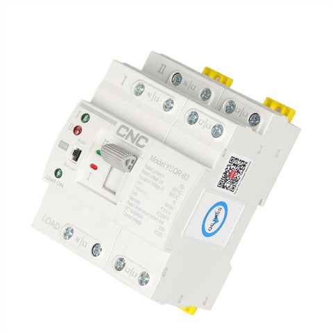 CNC YCQR-63 4P 3 Phase 63A Dual Power Automatic Transfer Switch ATS