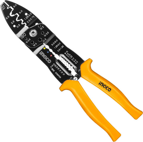 INGCO HWSP101 Wire Stripper, Electrical Pliers, Cable Stripper, Wire Cutter