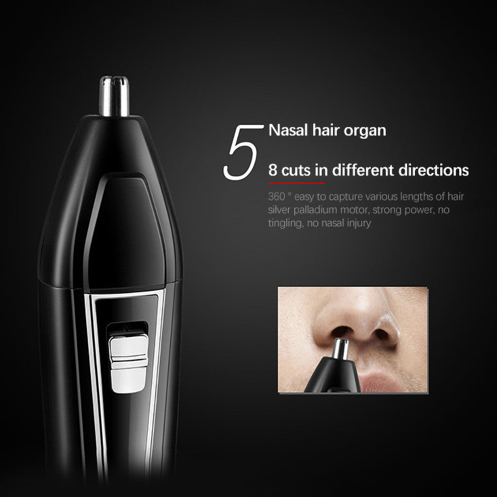 Kemei KM-6558 Premium Quality 3in1 Rechargeable Professional Hair Trimmer Super Grooming Kit Shaver Clipper Nose Trimmer