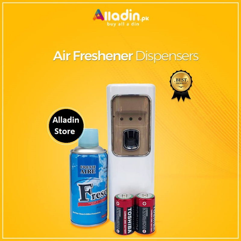 Automatic Airfreshner Dispenser With Refill Bottle & Battery Cell.
