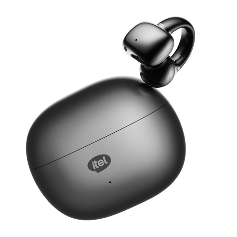 itel Buds Fit5 Open-Ear Wireless Earbuds – Bluetooth 5.4, 32H Playtime, AI Noise Cancellation, IPX4