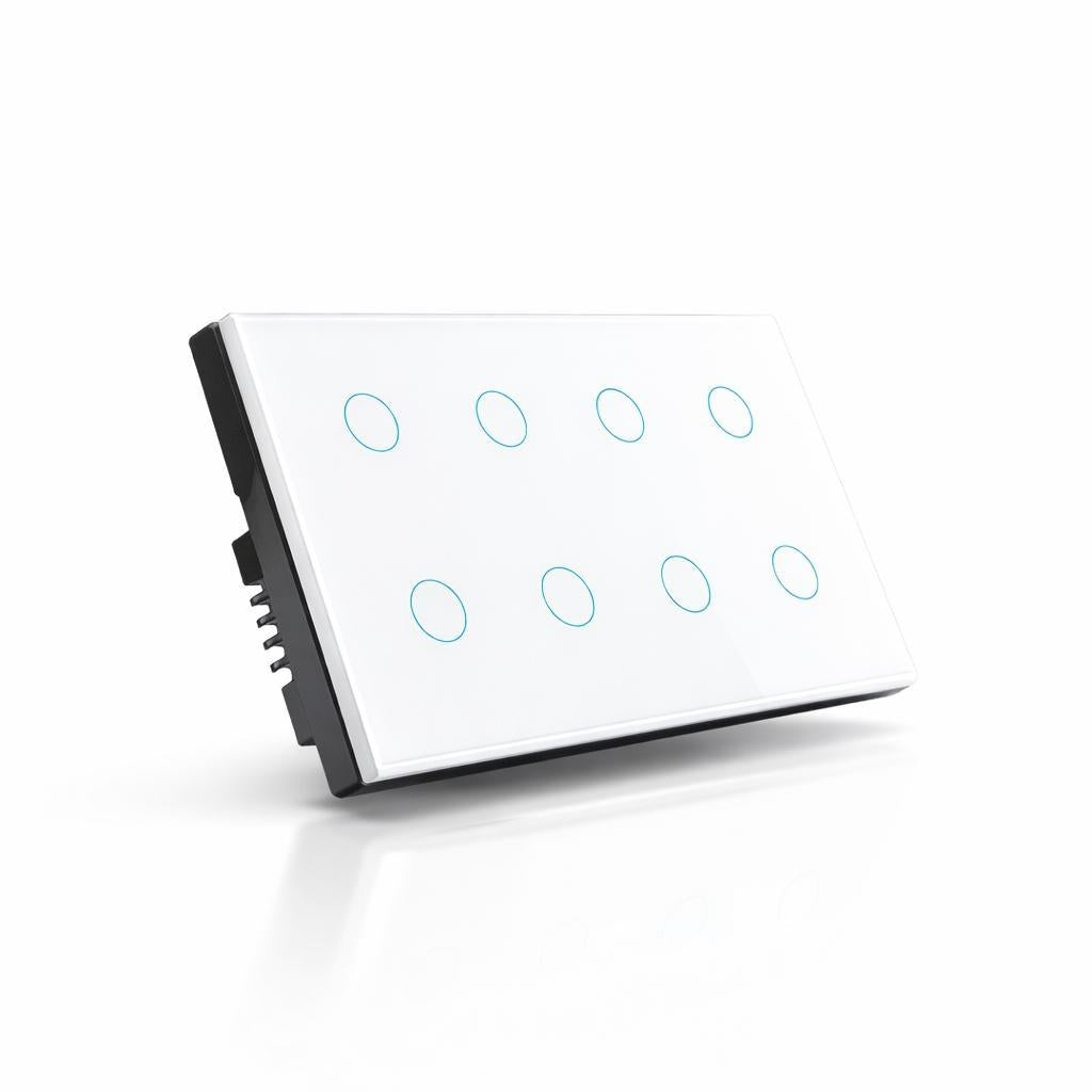 8 Gang Smart WiFi Switch Crystal Series