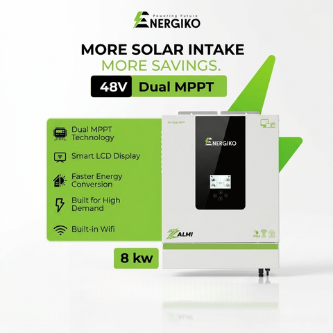 Energiko 8kW Zalmi Series Dual PV15000 IP54 Inverter