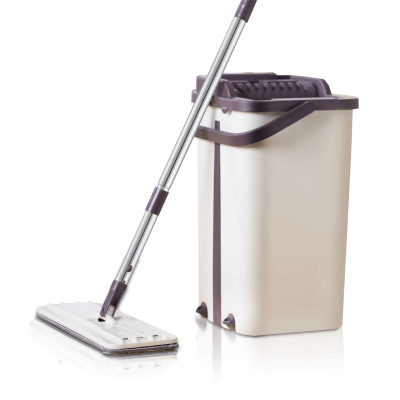 Fiber Mop with Squeeze Bucket