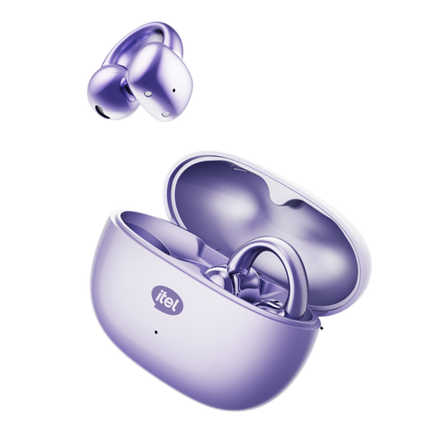 itel Buds Fit5 Open-Ear Wireless Earbuds – Bluetooth 5.4, 32H Playtime, AI Noise Cancellation, IPX4