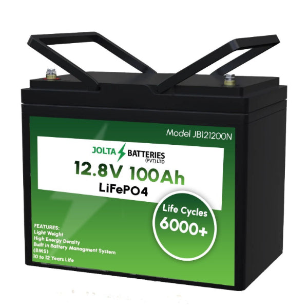 JOLTA NOVA JB121200N Lithium Phosphate Battery 12.8V 100Ah-1280Wh With 6000+ Charging Cycles