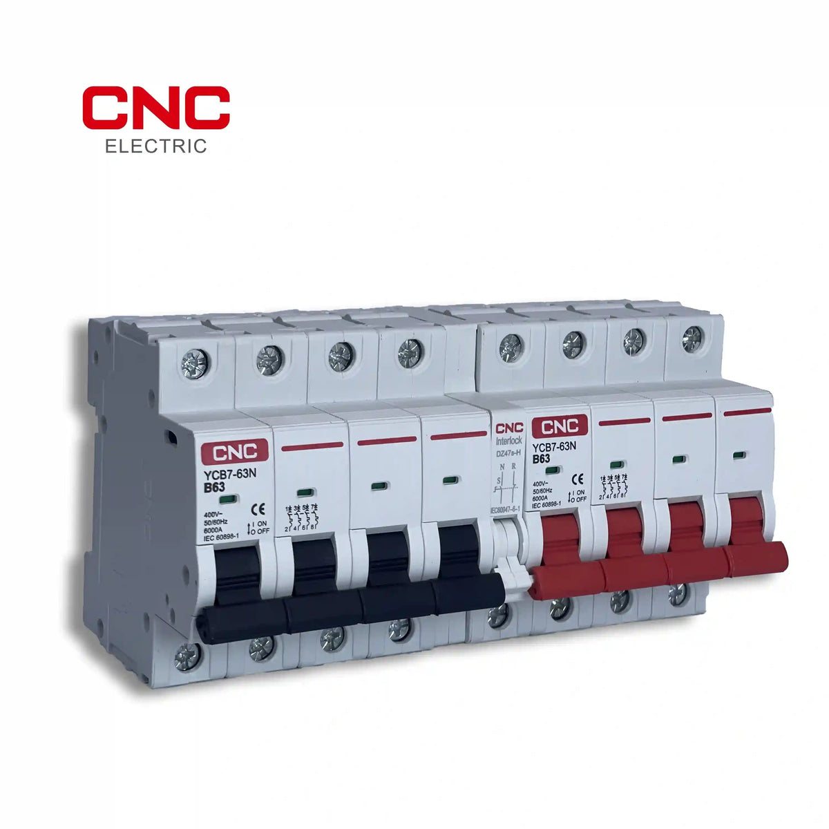 CNC YCB7-63N MTS Breaker Type 4P+4P AC 400V 63A