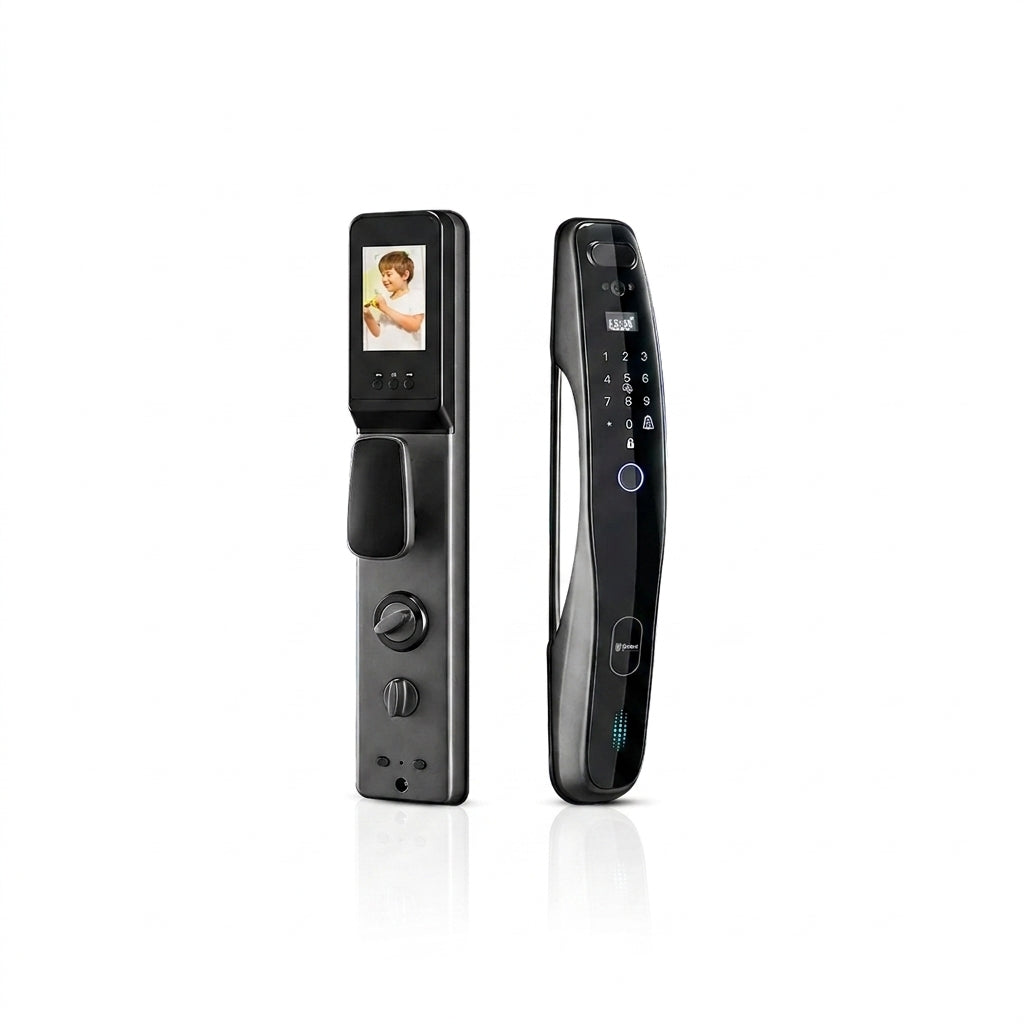 AI Face Recognition Smart Door Lock with Video Doorbell