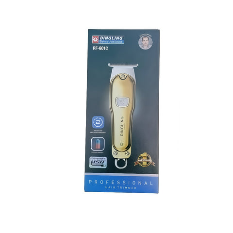Dingling RF-601C Professional Hair Trimmer – Cordless Rechargeable Grooming Tool with Adjustable Speeds