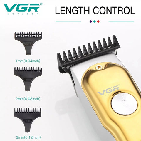 VGR V-290 Hair Clipper Cordless USB Rechargeable Hair Trimmer