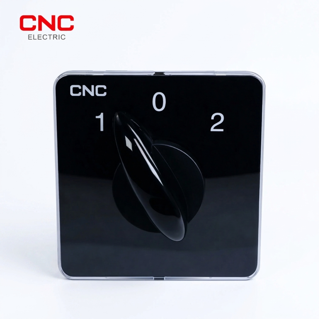 CNC Rotary Changeover Switch | Manual Transfer Switch for Safe Power Source Switching | Heavy-Duty Electrical Selector Switch