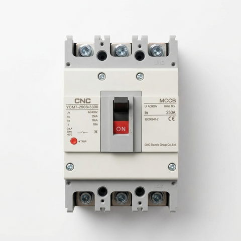 CNC YCM7 MCCB AC 3 Pole Circuit Breaker 400V| Molded Case Circuit Breaker