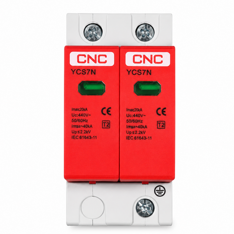 CNC YCS7N 2P 440V AC SPD House Surge Protector