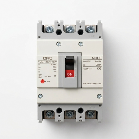 CNC YCM7 MCCB AC 3 Pole Circuit Breaker 400V| Molded Case Circuit Breaker