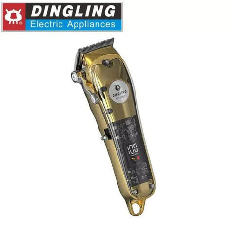Dingling RF-1985 Professional Hair Trimmer – Corded & Cordless Rechargeable Clipper with Adjustable Cutting Lengths