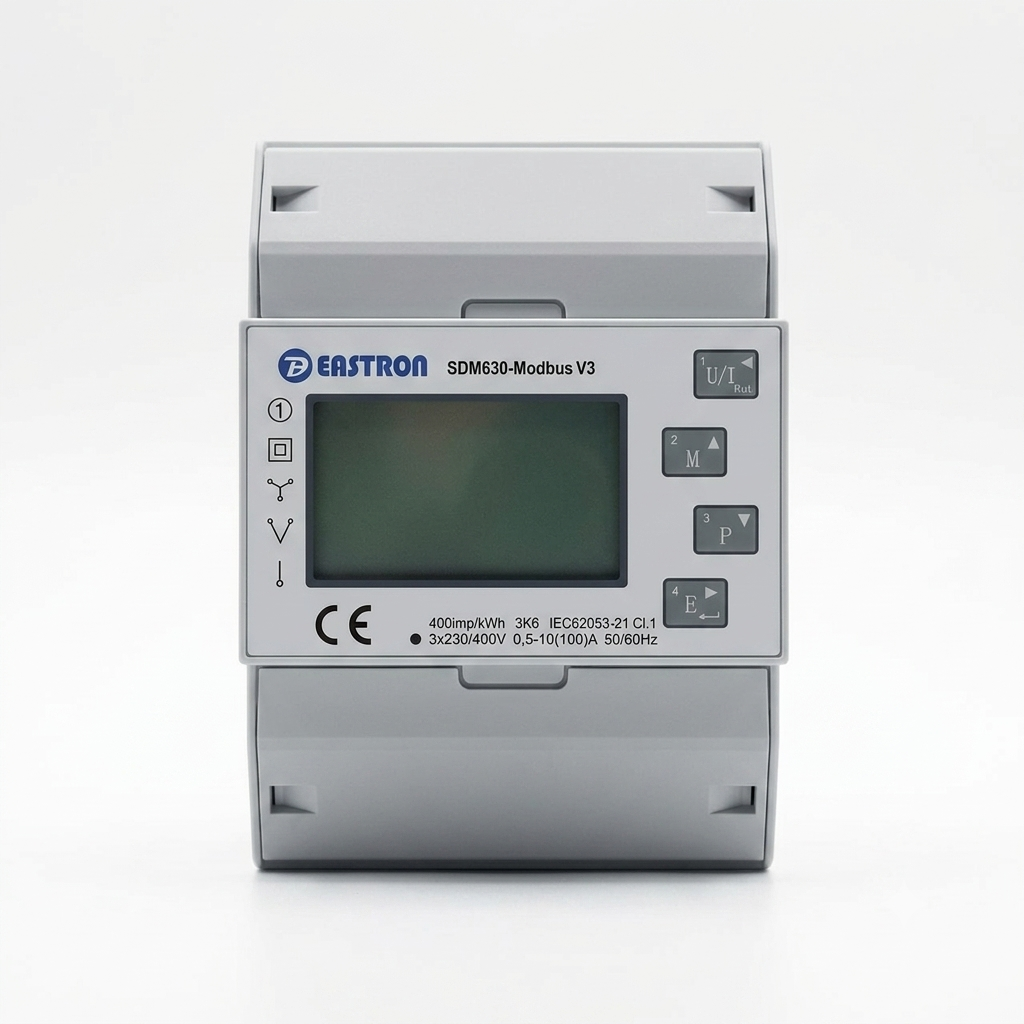 Eastron SDM630 Modbus V3 Three Phase Energy Meter Zero Export Energy Monitoring Device IP51