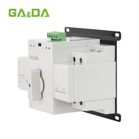 GA&DA 2P AC MCB type Dual Power Automatic Transfer Switch ATS