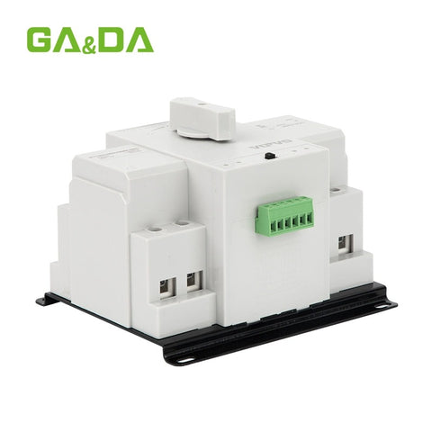 GA&DA 2P AC MCB type Dual Power Automatic Transfer Switch ATS