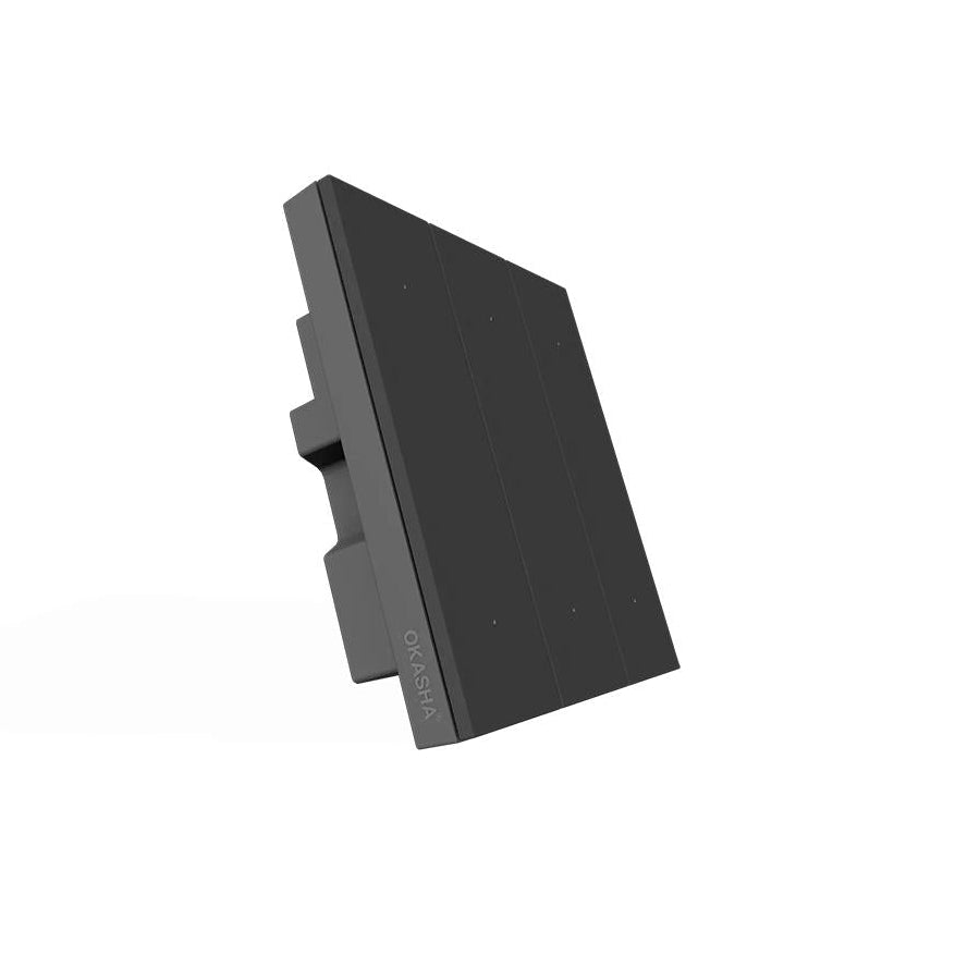 Flip Series 4 Gang Smart Switch – Grey | Zigbee Smart Wall Switch