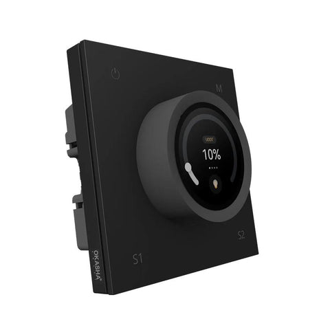 Flip Series Smart Knob Dimmer – Zigbee 0–10V DC LED Light Controller