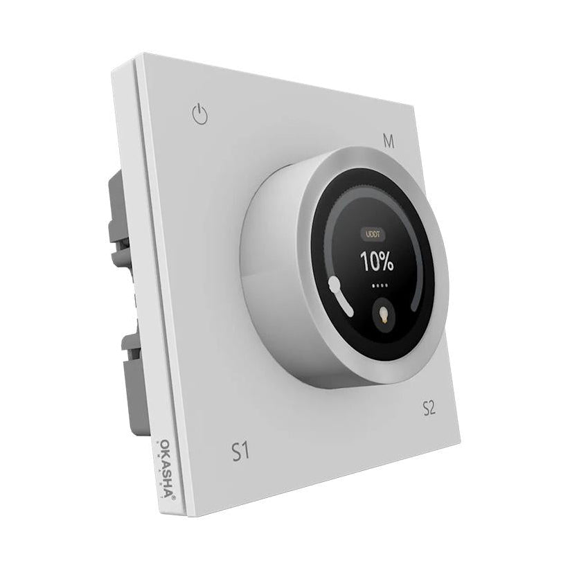 Flip Series Smart Knob Dimmer – Zigbee 0–10V DC LED Light Controller