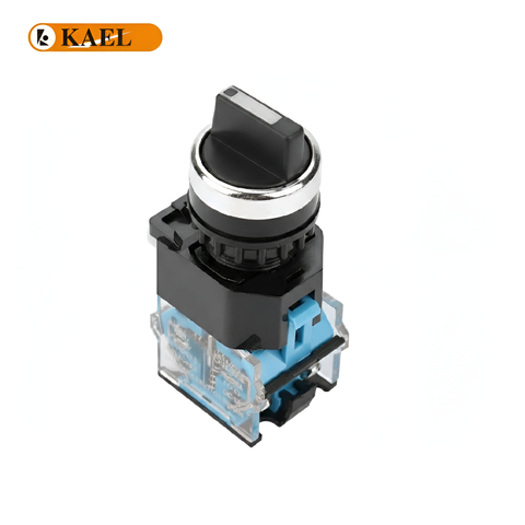 KAEL LA38-20BX3 Long Handle Selector Switch ON-OFF-ON 22mm – 3 Position Rotary Control Switch