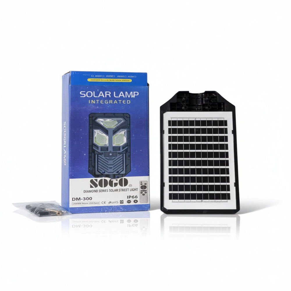Sogo Solar Lamp DM-300 Solar Street Light IP66 | Energy-Efficient Outdoor LED Lighting