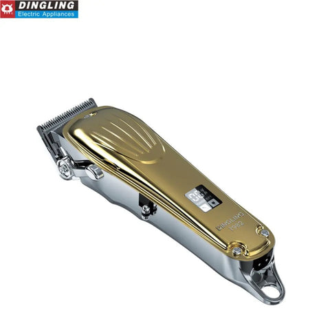 DINGLING RF-1982 Professional Electric All Metal Hair Clipper Powerful Cordless Hair Trimmer Barber