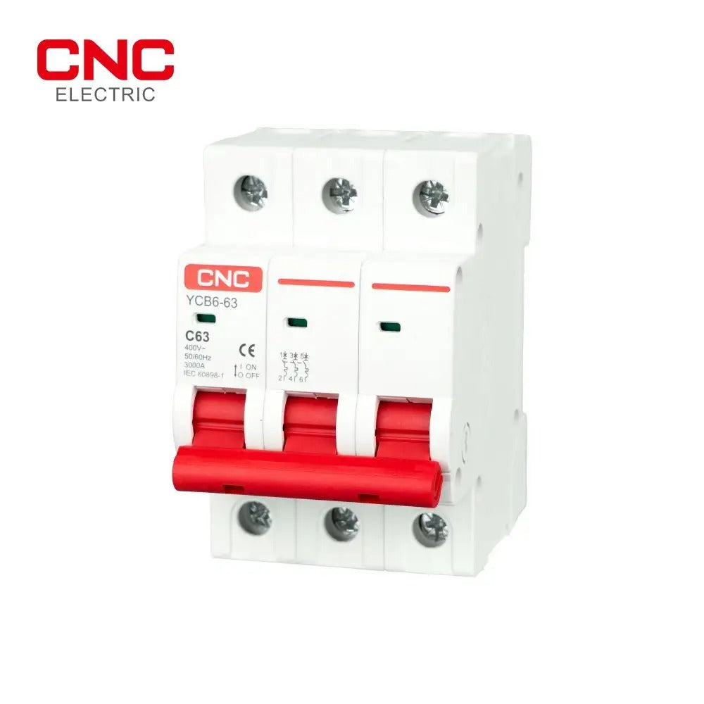 CNC YCB7-63N 3P AC MCB Circuit Breaker