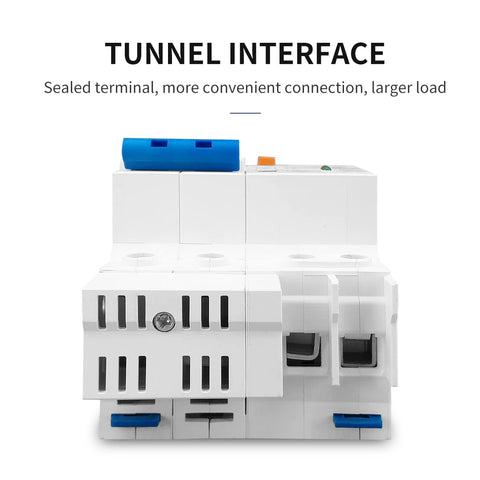 TOMZN Residual current circuit breaker Main switch with surge protector RCBO MCB with Lightning protection SPD