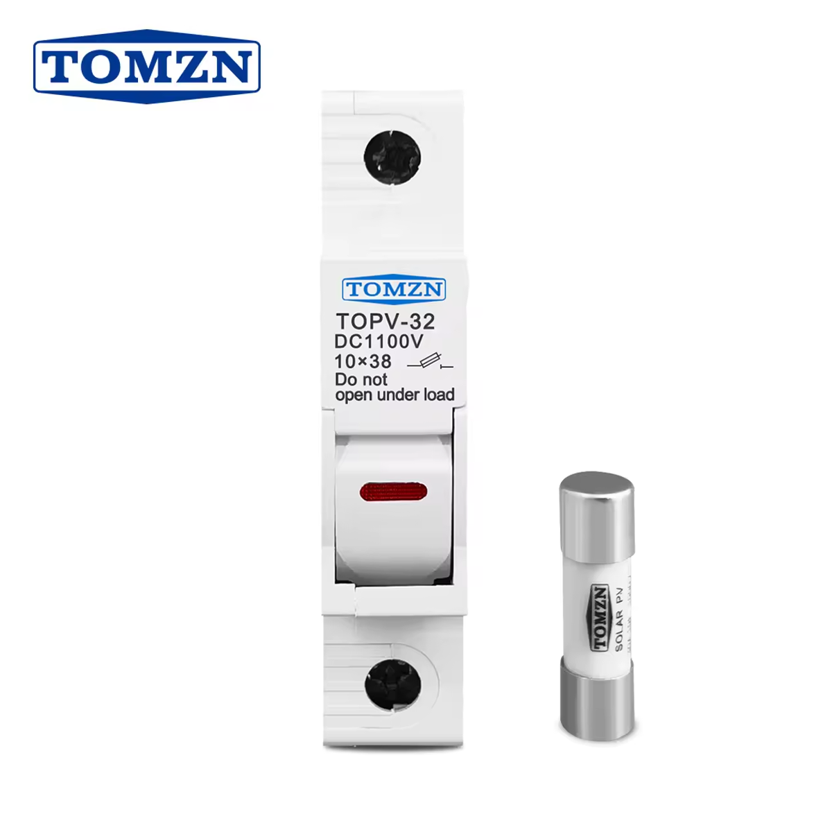 Tomzn TOPV-32 DC 1000V Voltage Fuse 1P Fuse holder Overload and Short circuit protection