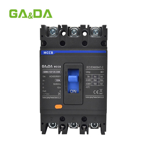 GA&DA GDM4-63/63-3300 63A MCCB Breaker – Reliable Molded Case Circuit Breaker for Electrical Protection