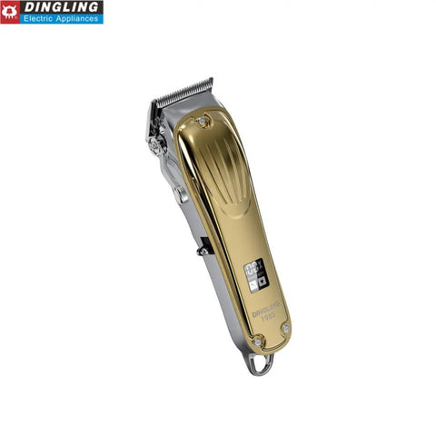 DINGLING RF-1982 Professional Electric All Metal Hair Clipper Powerful Cordless Hair Trimmer Barber