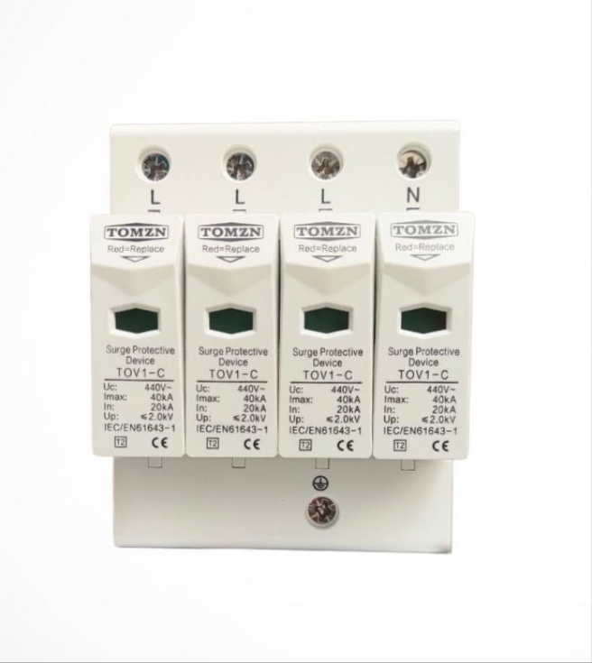 Tomzn TZG40-C AC 4Pole 3 Phase SPD House Surge Protector Device