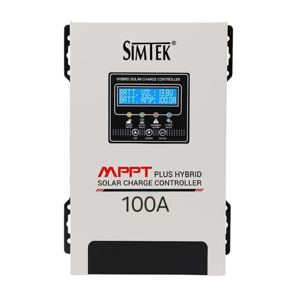 SIMTEK Hybrid MPPT Solar Charge Controller 100A wirh DC load Auto detection 12V/24V