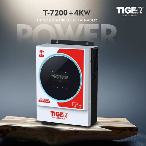 Tiger Solar Energy Hybrid Inverter T-7200+ Gold Series – Powerful, Efficient & Reliable Solar Solution