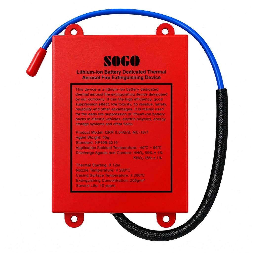 SOGO Lithium Battery Dedicated Thermal Aerosol Fire Extinguishing Device 40G
