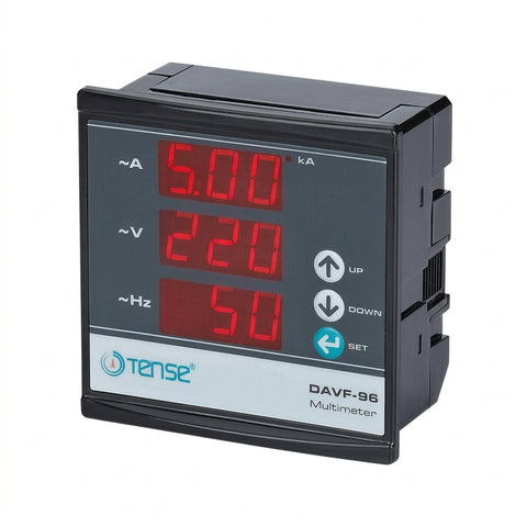 Tense DAVF96 Digital Multimeter 220V AC | Voltage Current & Frequency Meter